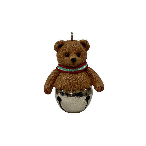 1998 Bear Hallmark Ornament (Christmas Bell) QXM4196