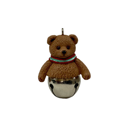 1998 Bear Hallmark Ornament (Christmas Bell) QXM4196