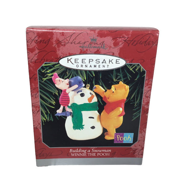 1998 Building a Snowman Hallmark Ornament (Winnie The Pooh) QXD4133