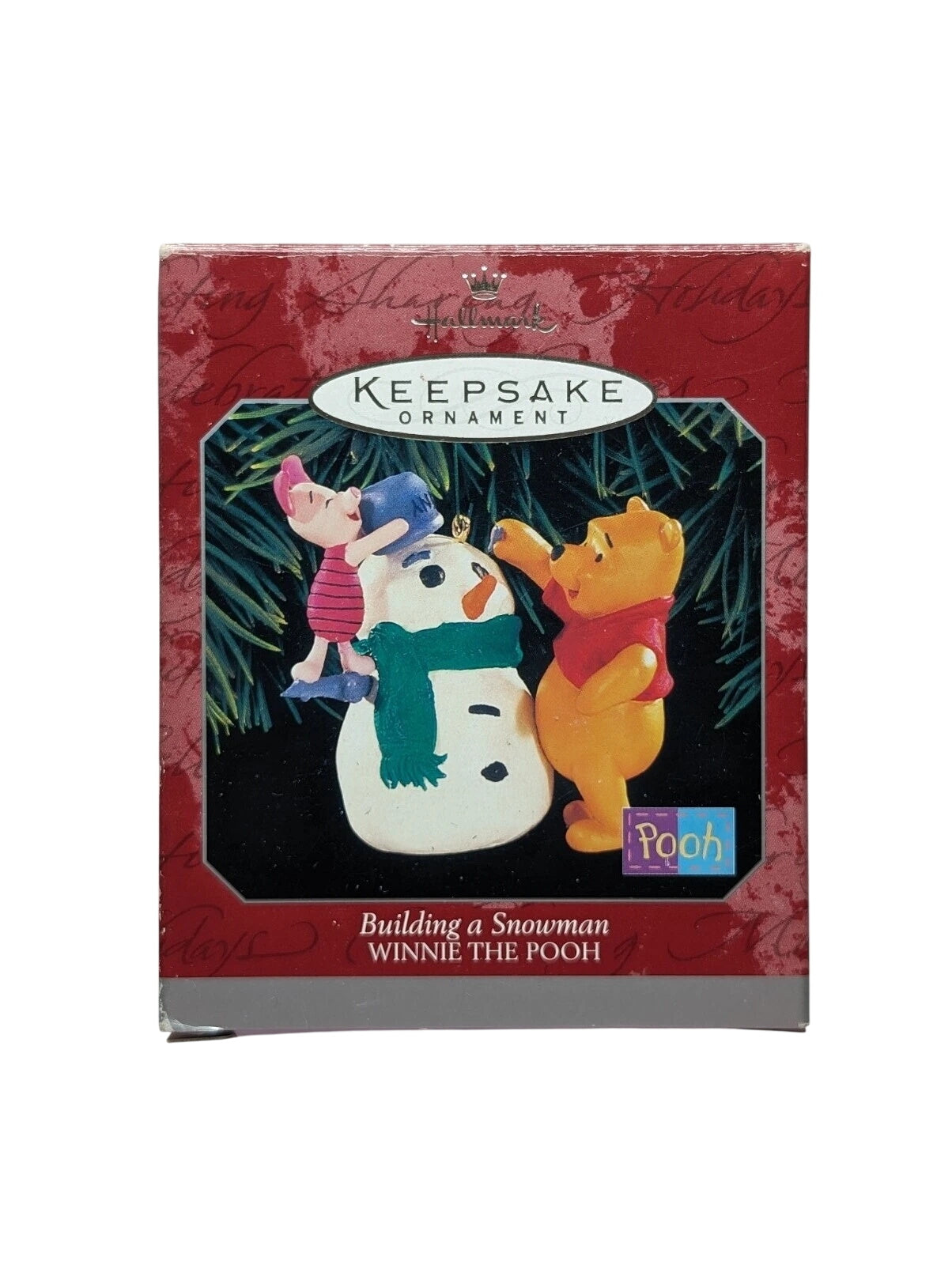 1998 Building a Snowman Hallmark Ornament (Winnie The Pooh) QXD4133 Image2