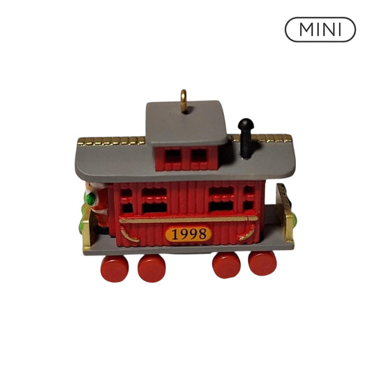 1998 Caboose Hallmark Ornament (Noel R.R.) QXM4216 Image1