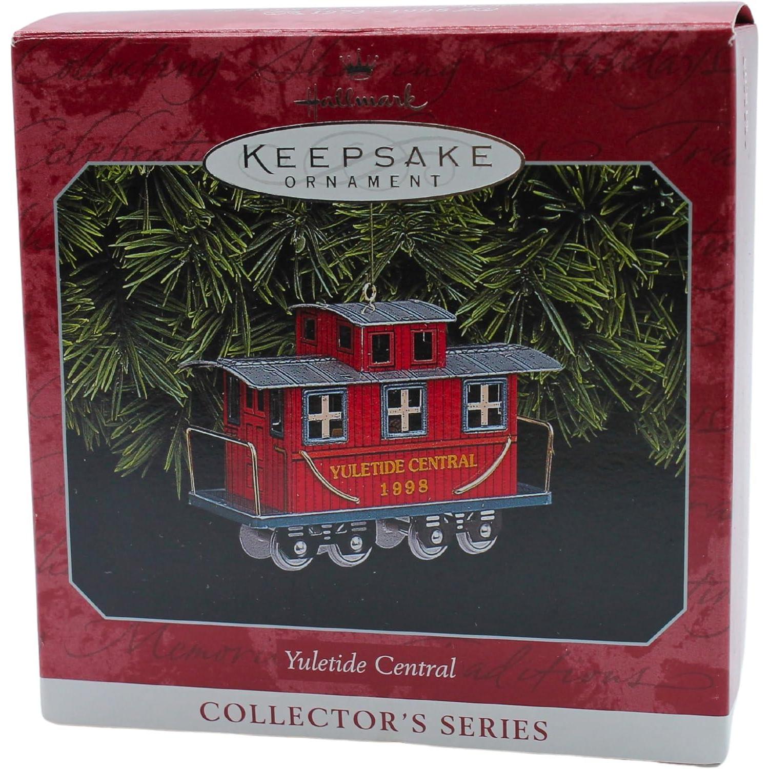 1998 Caboose Hallmark Ornament (Yuletide Central) QX6373