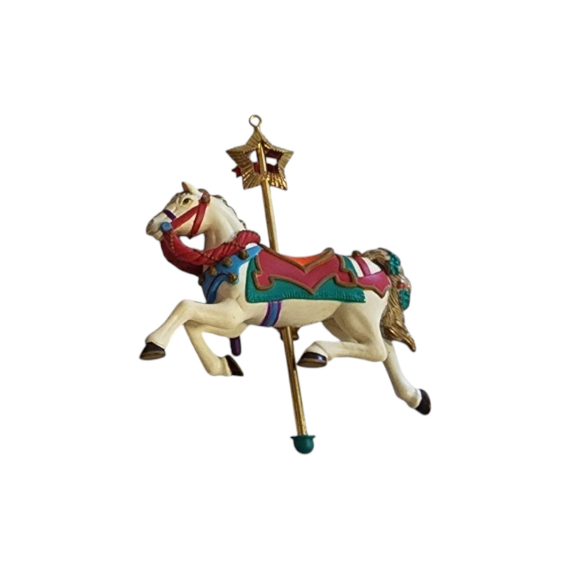 1998 Christmas Go Round Carlton Cards Ornaments (Merry Go Round) CXOR-011Y Image4
