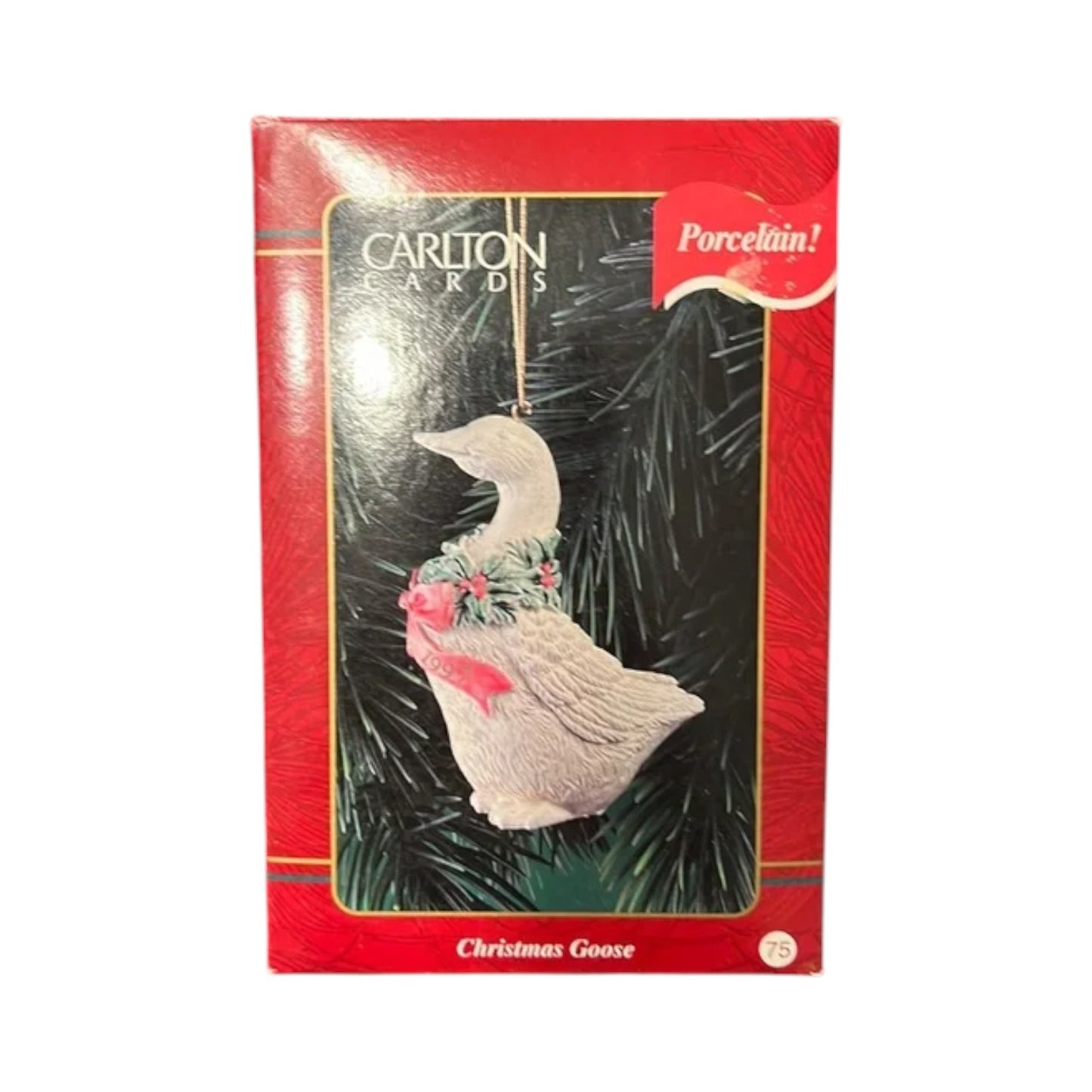 1998 Christmas Goose Carlton Cards Ornaments (Bird) CXOR-070W Image2