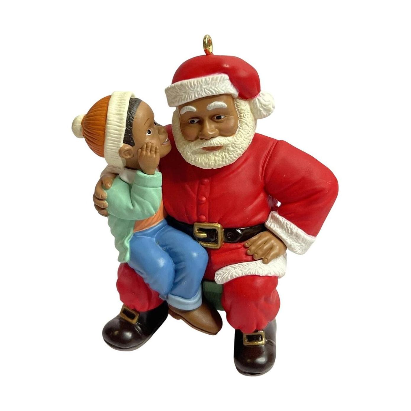 1998 Christmas Request Hallmark Ornament (Santa Claus) QX6193 Image1