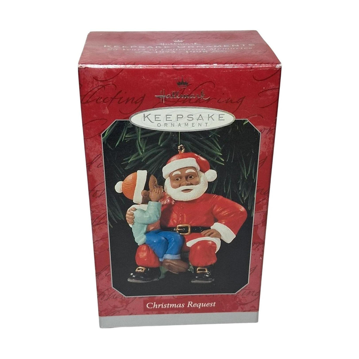 1998 Christmas Request Hallmark Ornament (Santa Claus) QX6193 Image2