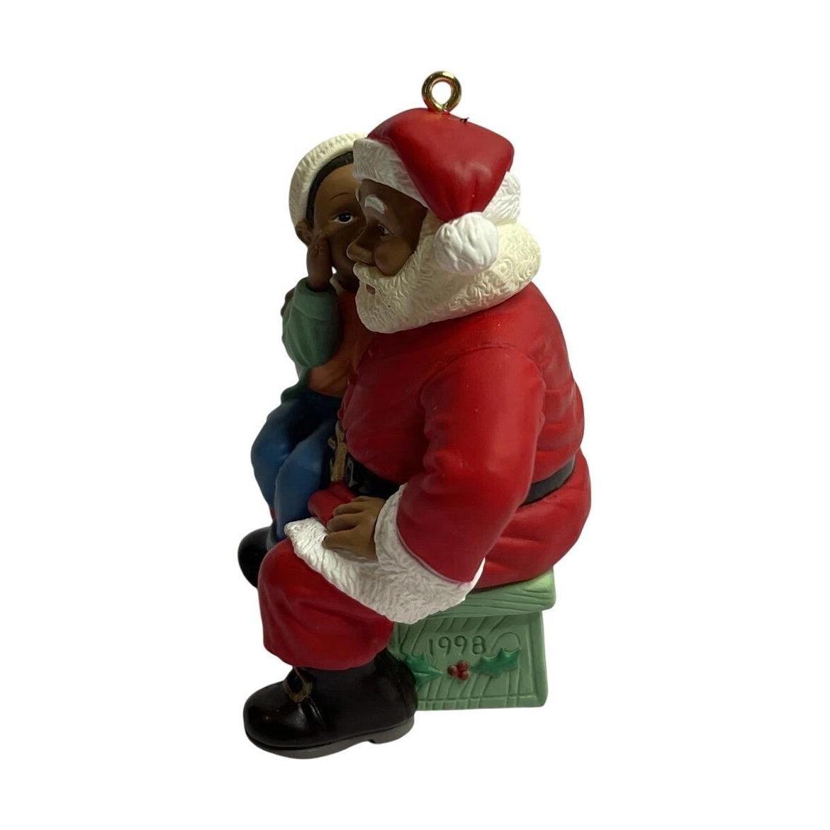 1998 Christmas Request Hallmark Ornament (Santa Claus) QX6193 Image4