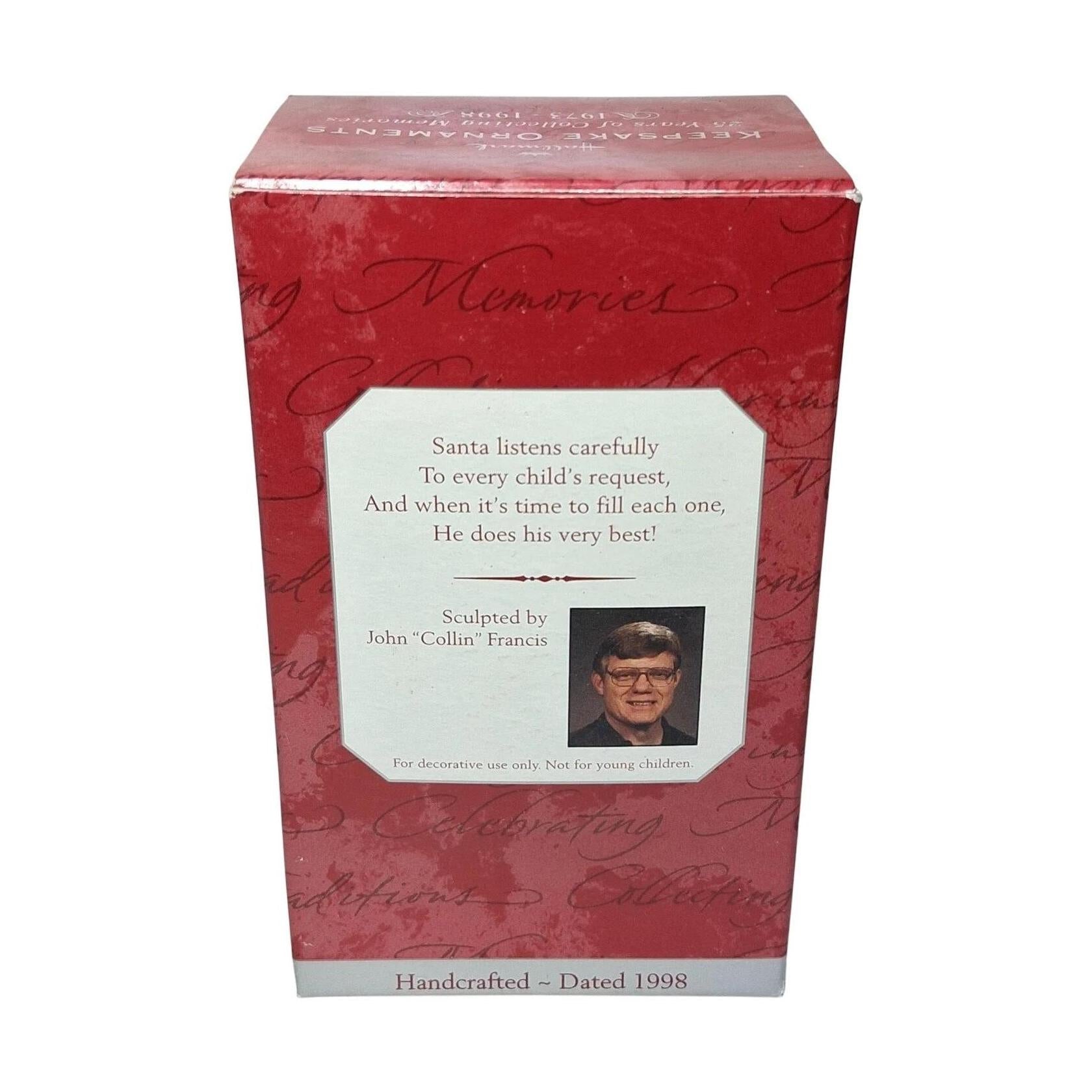 1998 Christmas Request Hallmark Ornament (Santa Claus) QX6193 Image6