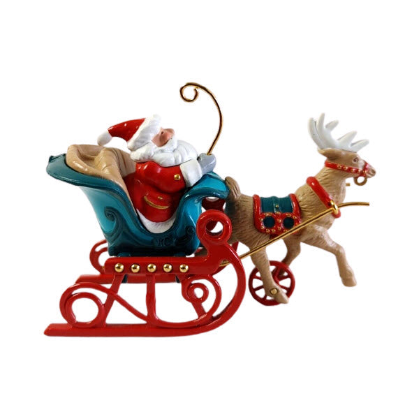 1998 Christmas Sleigh Ride Hallmark Ornament (Reindeer) QX6556