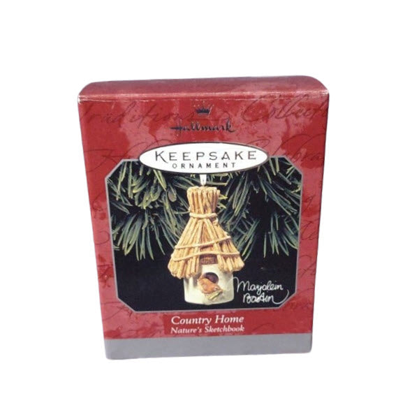 1998 Country Home Hallmark Ornament (Nature's Sketchbook) QX5172