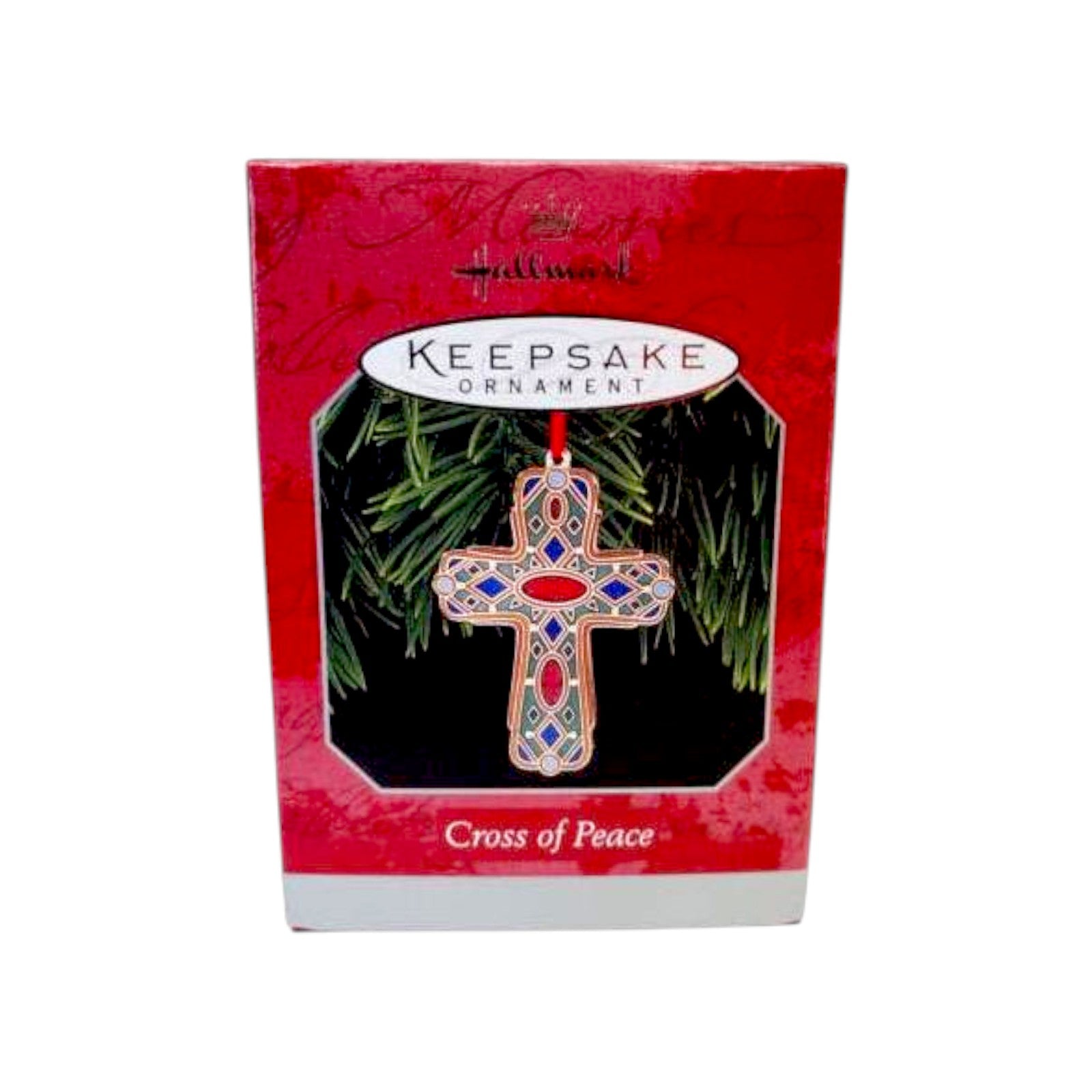 1998 Cross of Peace Hallmark Ornament (Cross) QX6856 Image2