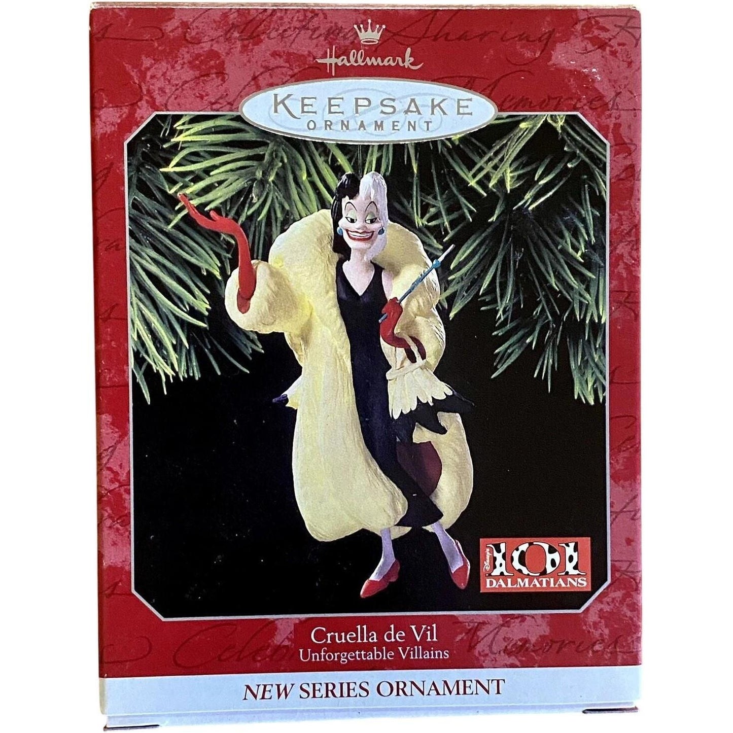 1998 Cruella de Vil Hallmark Ornament (101 Dalmatians) QXD4063