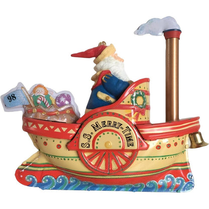 1998 Cruising into Christmas Hallmark Ornament (Boat) QX6196
