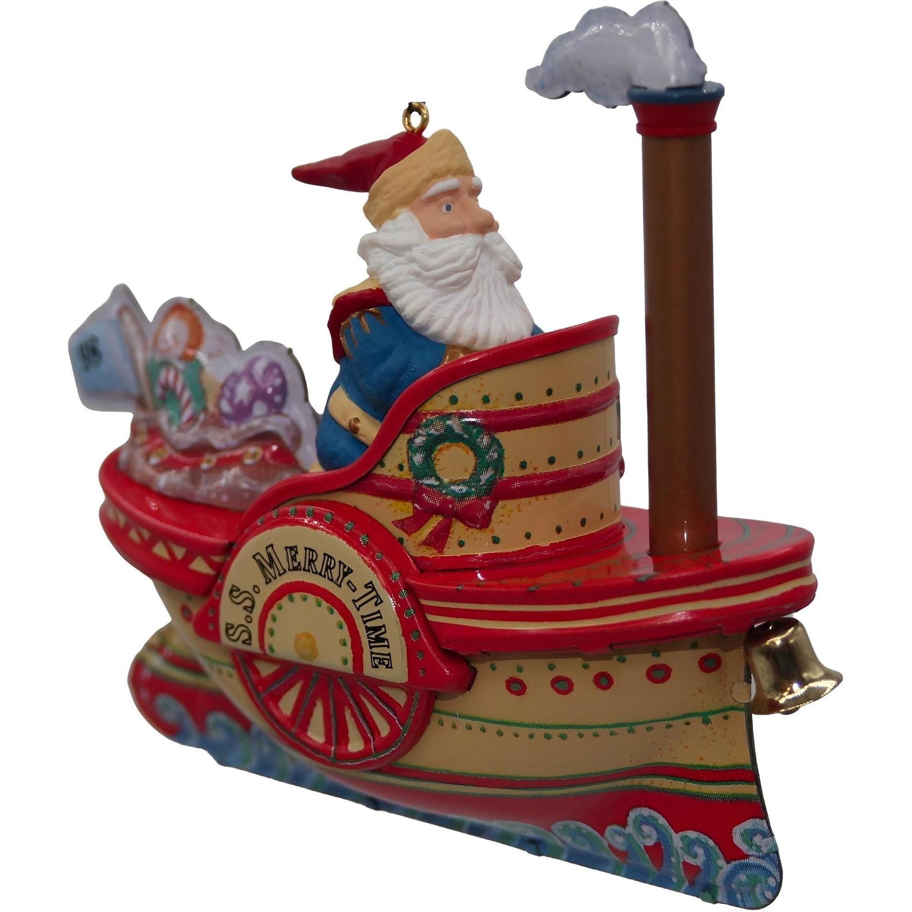 1998 Cruising into Christmas Hallmark Ornament (Boat) QX6196