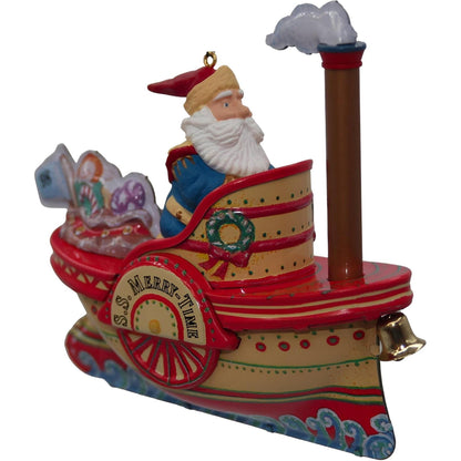 1998 Cruising into Christmas Hallmark Ornament (Boat) QX6196