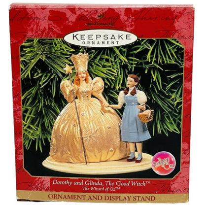 1998 Dorothy and Glinda, the Good Witch Hallmark Ornament (The Wizard of Oz) QX6509