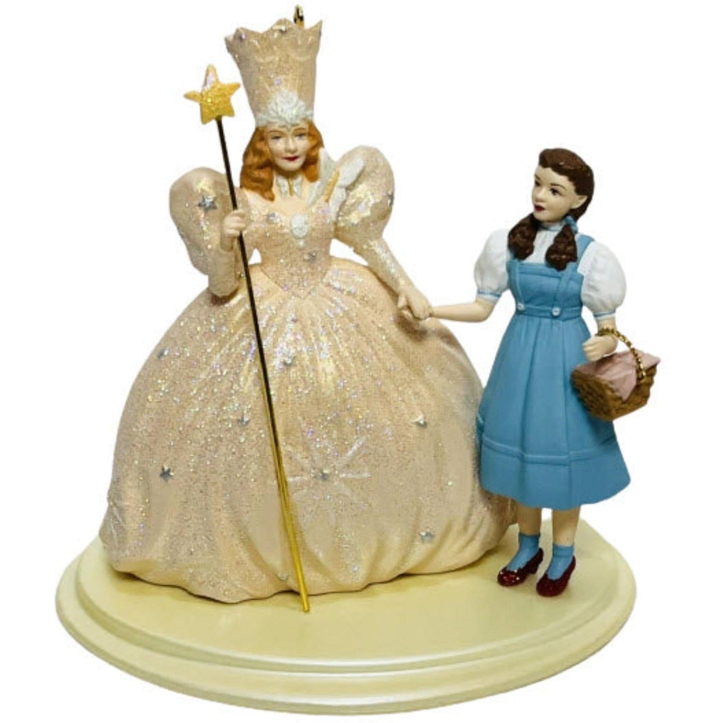1998 Dorothy and Glinda, the Good Witch Hallmark Ornament (The Wizard of Oz) QX6509