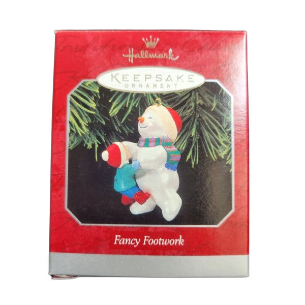 1998 Fancy Footwork Hallmark Ornament (Snowmen) QX6536
