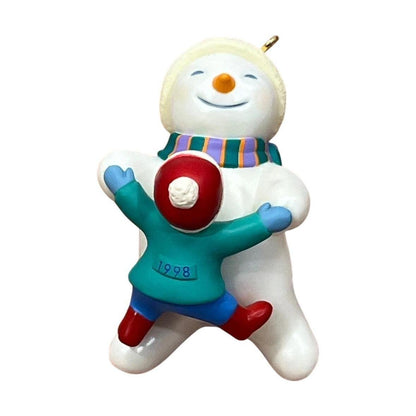 1998 Fancy Footwork Hallmark Ornament (Snowmen) QX6536 Image1