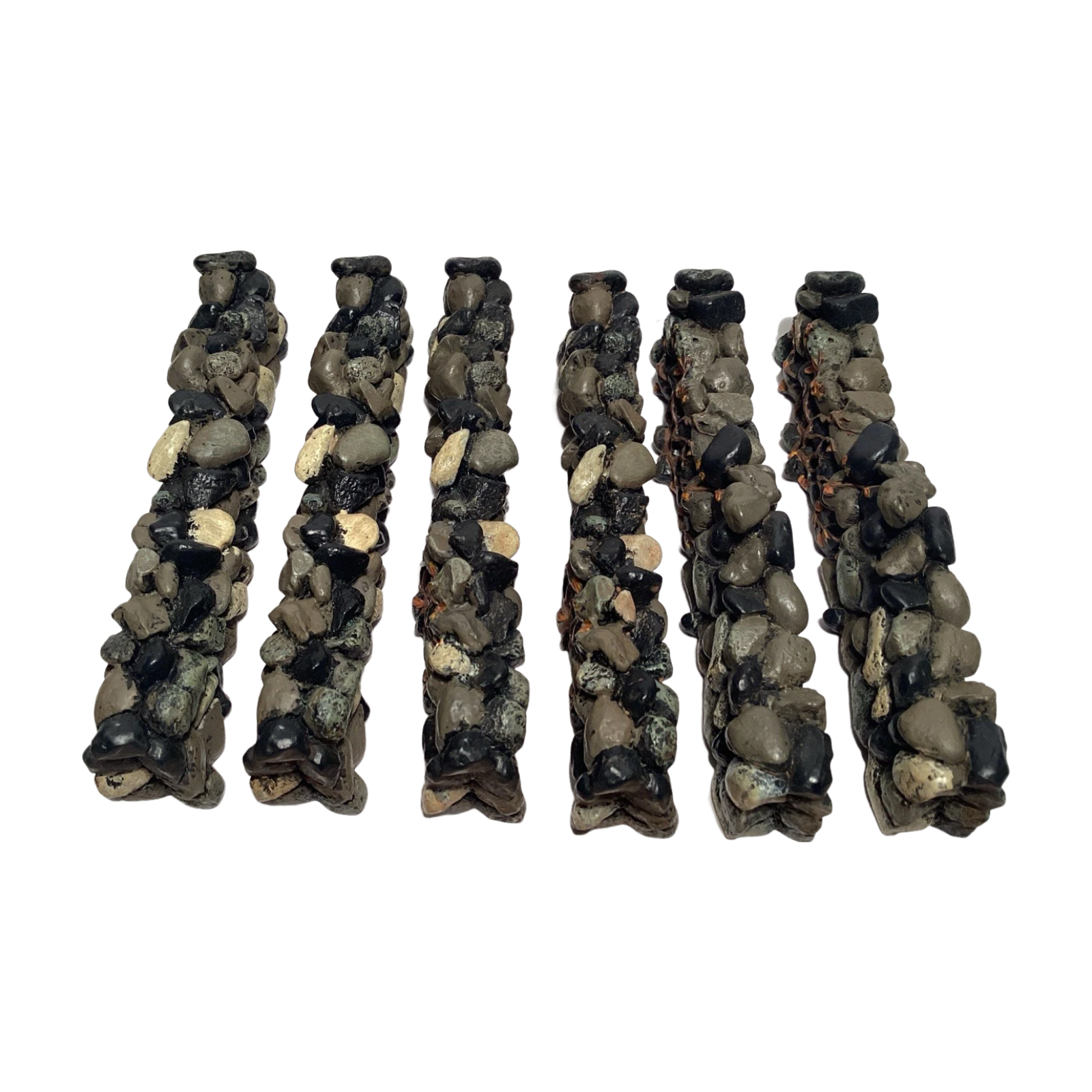 1998 “Fieldstone Wall Set of 6” – Department 56 Village Accessories, Item # 52717 Image1
