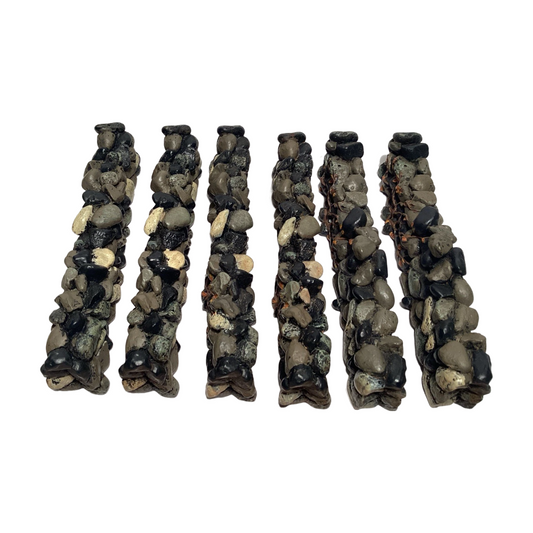 1998 “Fieldstone Wall Set of 6” – Department 56 Village Accessories, Item # 52717 Image1