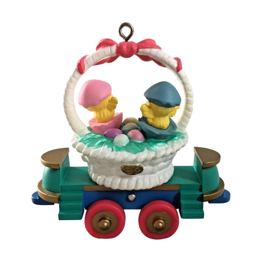 1998 Flatbed Car Hallmark Ornament (Cottontail Express) QEO8387 Image1