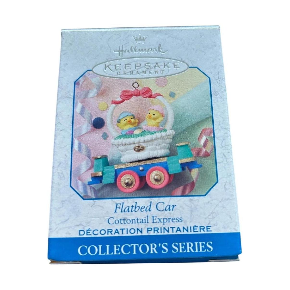 1998 Flatbed Car Hallmark Ornament (Cottontail Express) QEO8387 Image2