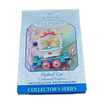 1998 Flatbed Car Hallmark Ornament (Cottontail Express) QEO8387 Image2