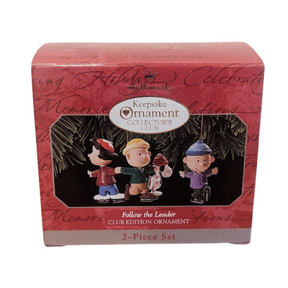 1998 Follow the Leader Hallmark Ornament (Peanuts) QXC4503
