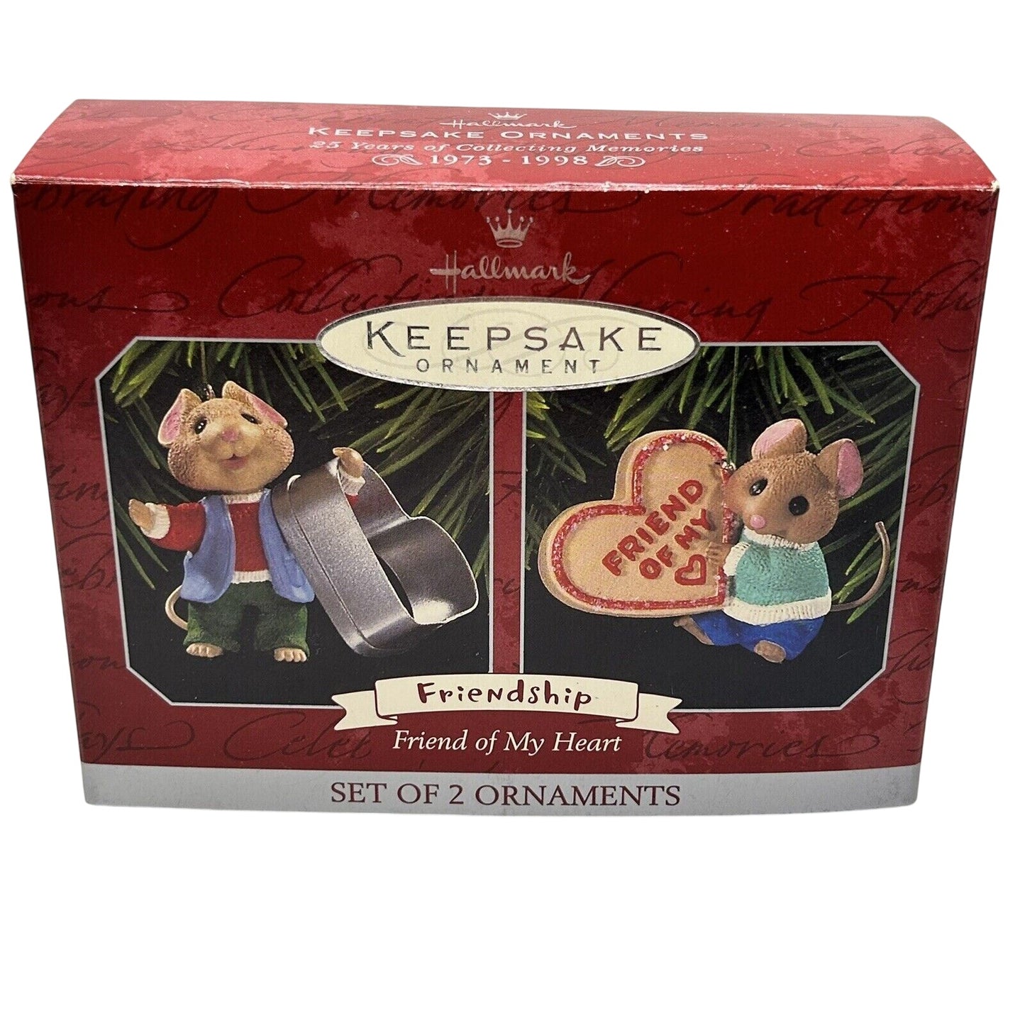 1998 Friends of My Heart Hallmark Ornament (Friendship Set) QX6723