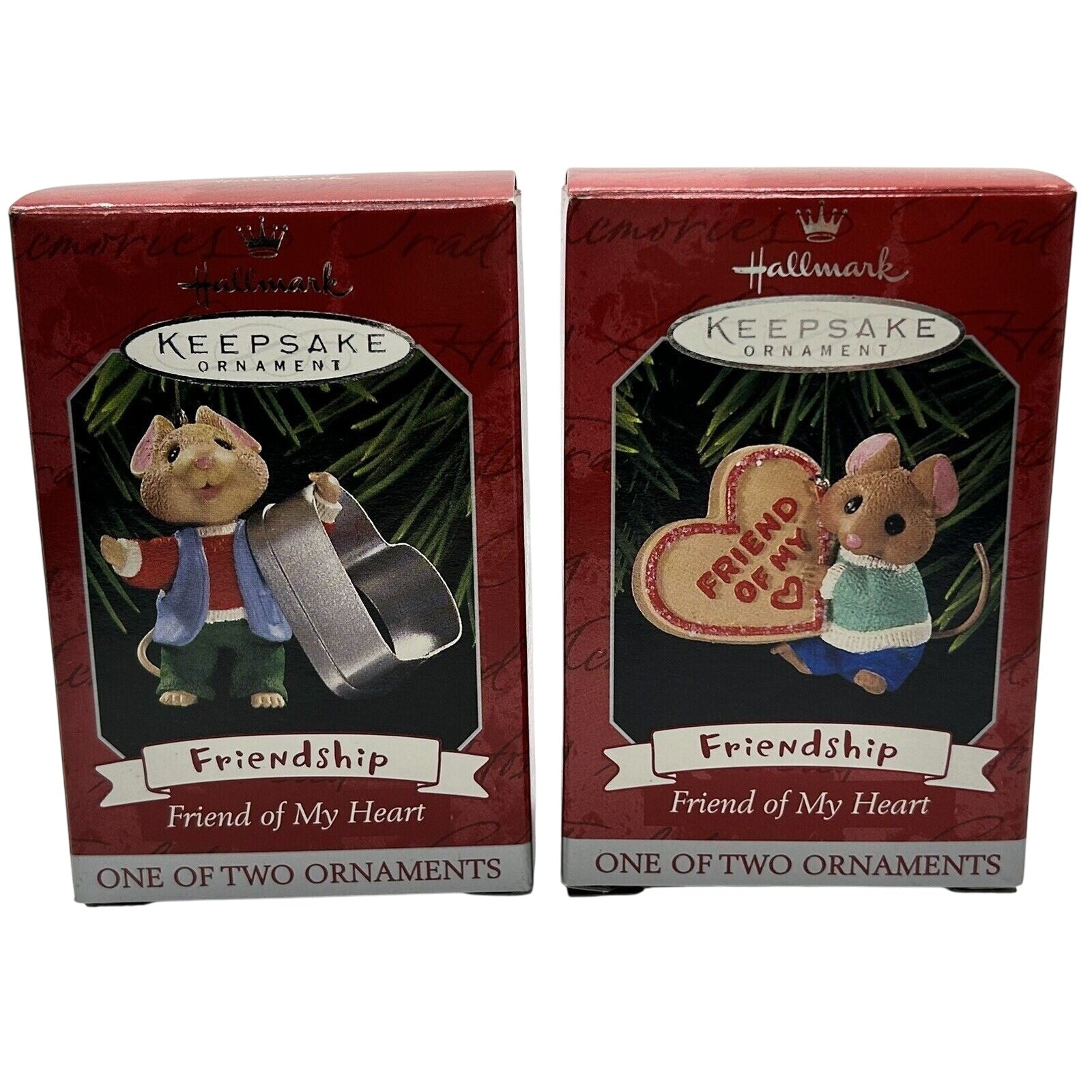 1998 Friends of My Heart Hallmark Ornament (Friendship Set) QX6723