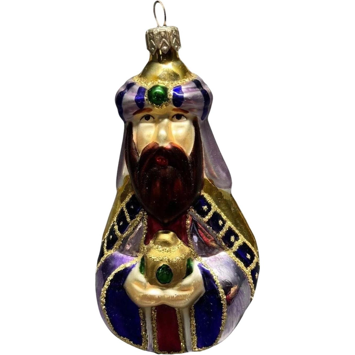 1998 Gold Hallmark Ornament (Gifts for a King) QBG6836