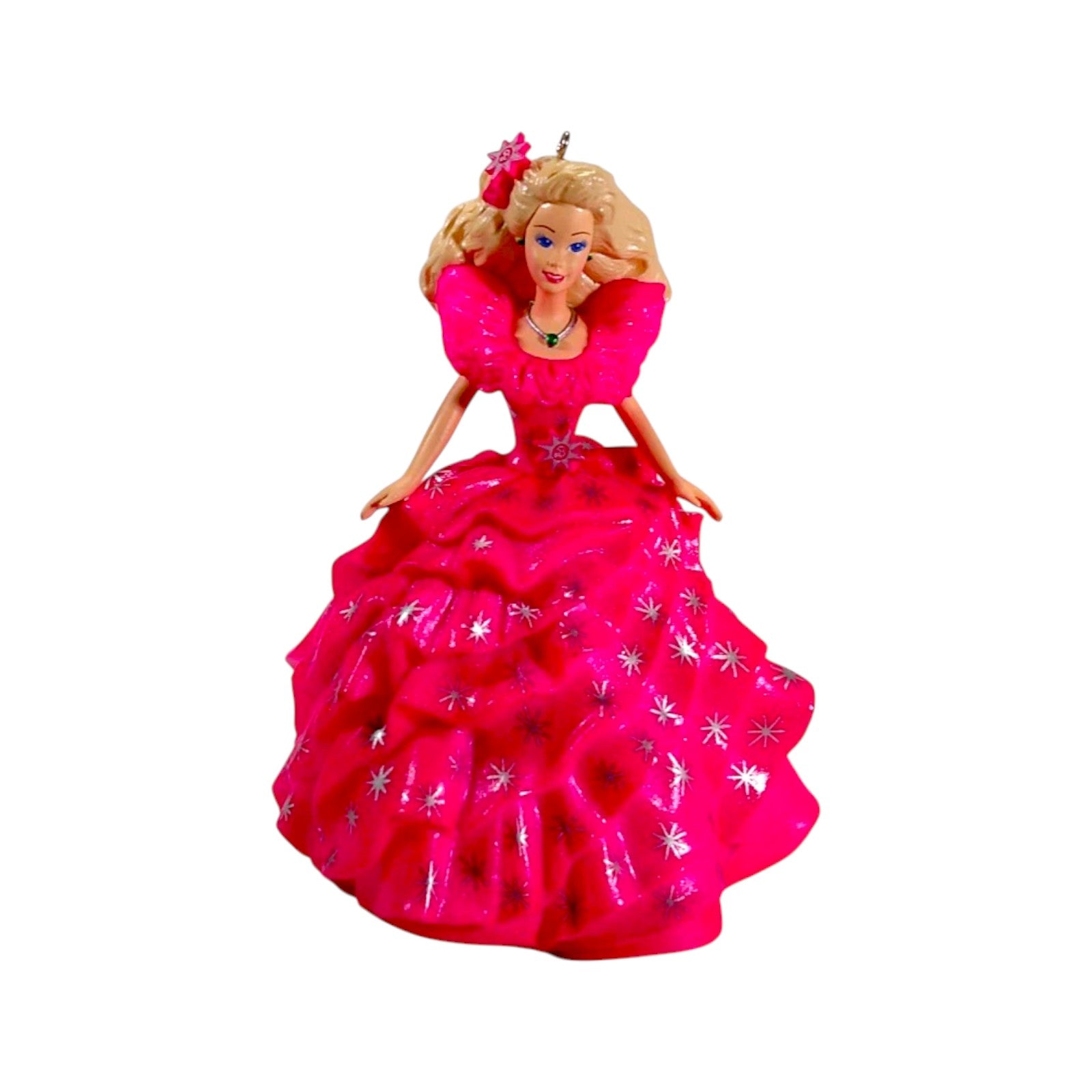 1998 Hallmark Ornament (1990) Happy Holidays Barbie Hallmark Ornament (Holiday Barbie Collector's Club) QXC4493 Image4