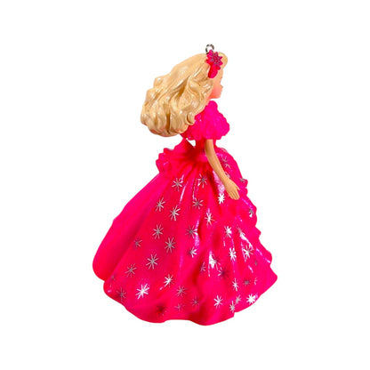 1998 Hallmark Ornament (1990) Happy Holidays Barbie Hallmark Ornament (Holiday Barbie Collector's Club) QXC4493 Image5