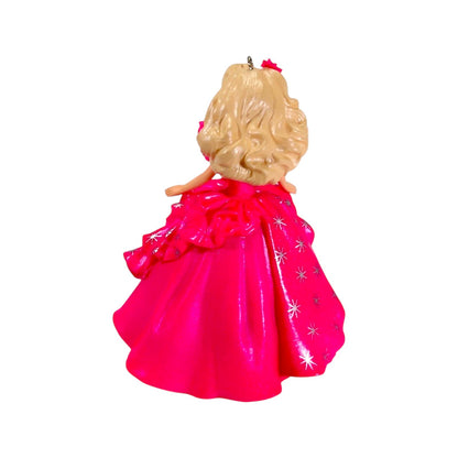 1998 Hallmark Ornament (1990) Happy Holidays Barbie Hallmark Ornament (Holiday Barbie Collector's Club) QXC4493 Image6