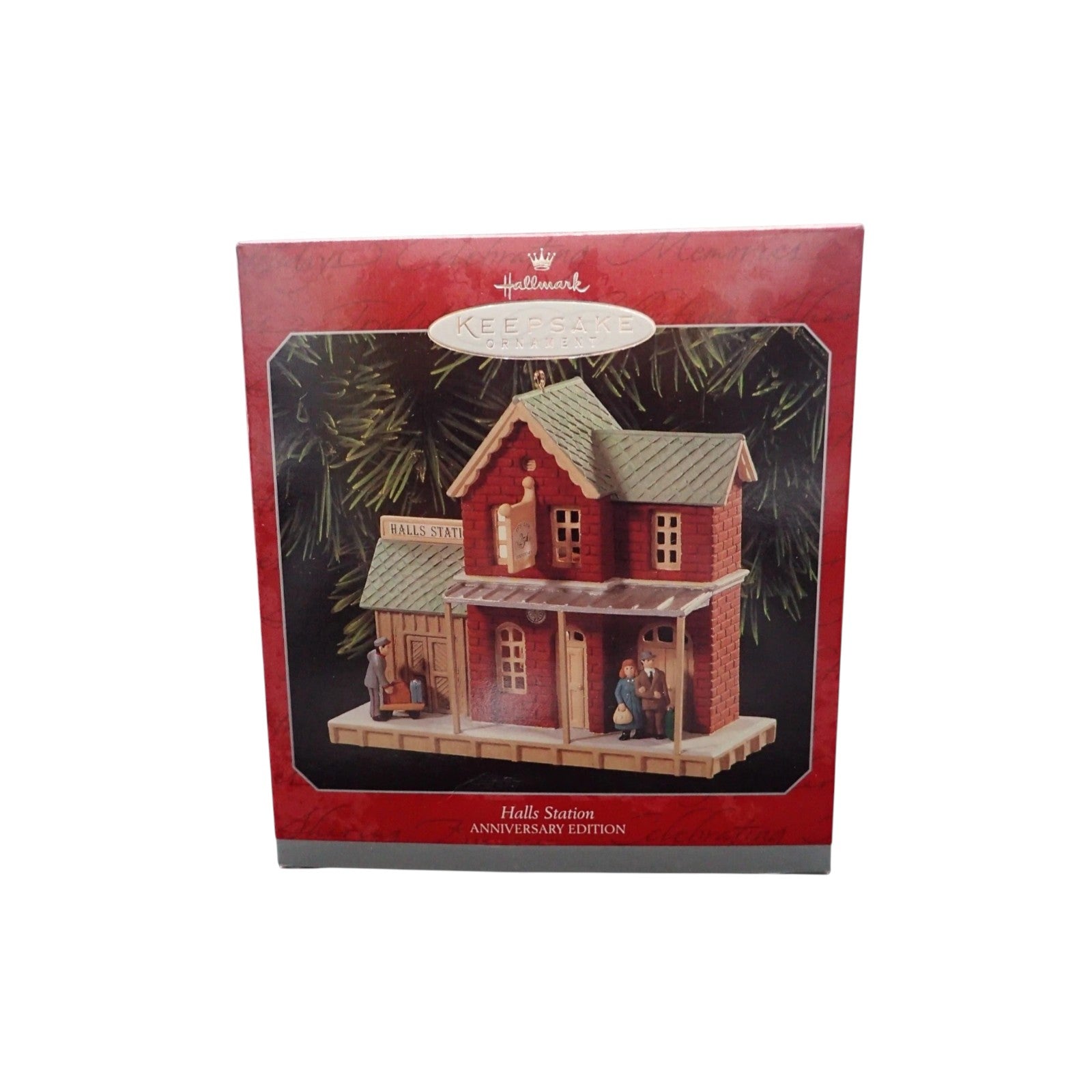1998 Hall's Station Hallmark Ornament (Nostalgic Houses and Shops) QX6833 Image2
