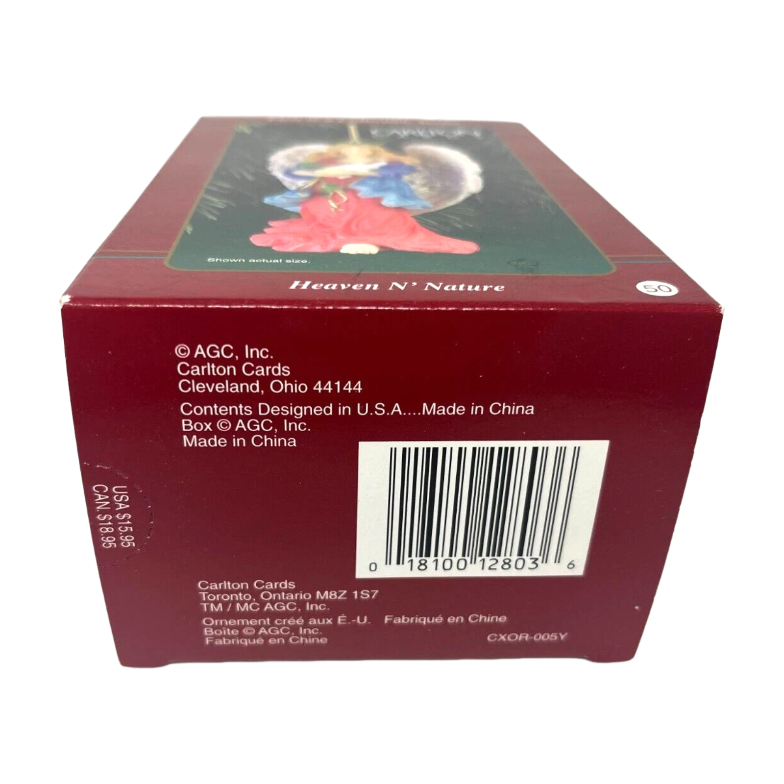 1998 Heaven 'N Nature Carlton Cards Ornaments (Angels) CXOR-098C Image5