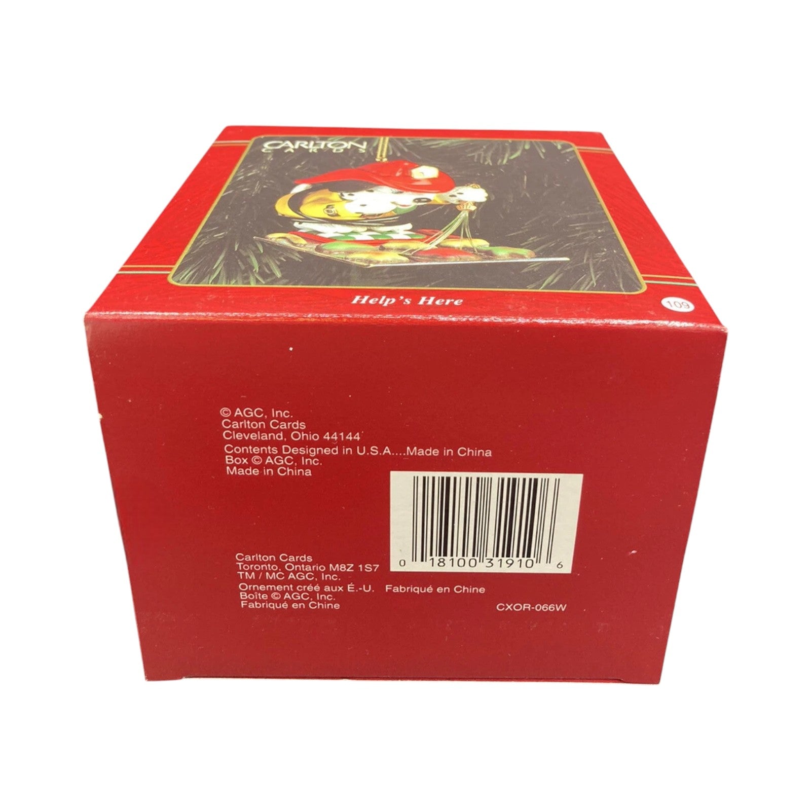 1998 Help's Here Carlton Cards Ornaments (Firefighter) CXOR-066W Image9