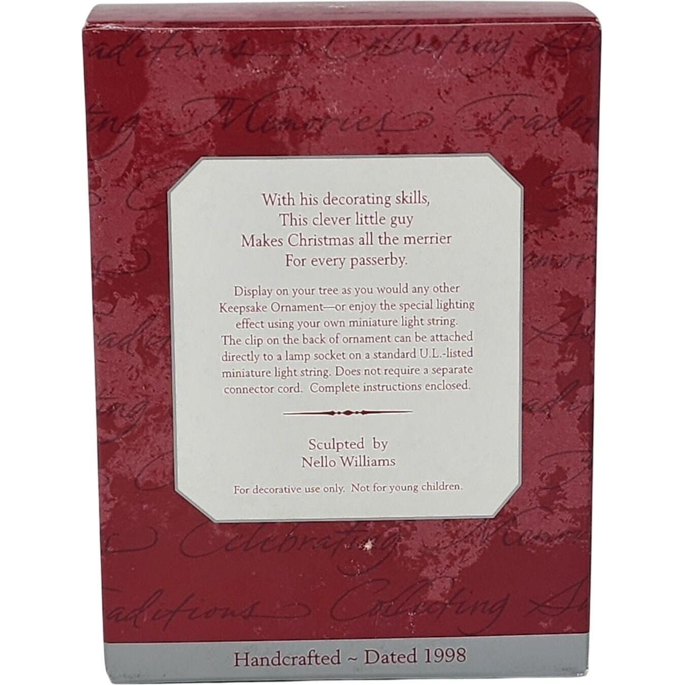 1998 Holiday Decorator Hallmark Ornament (Mice) QX6566