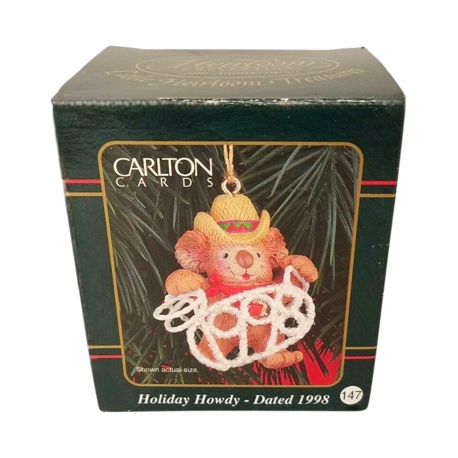 1998 Holiday Howdy Carlton Cards Ornaments (Cowboy) CXOR-143Y Image2