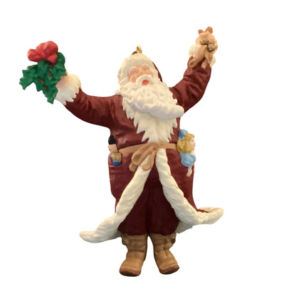 1998 Holly Hallmark Ornament (Merry Olde Santa) QX6386 Image1