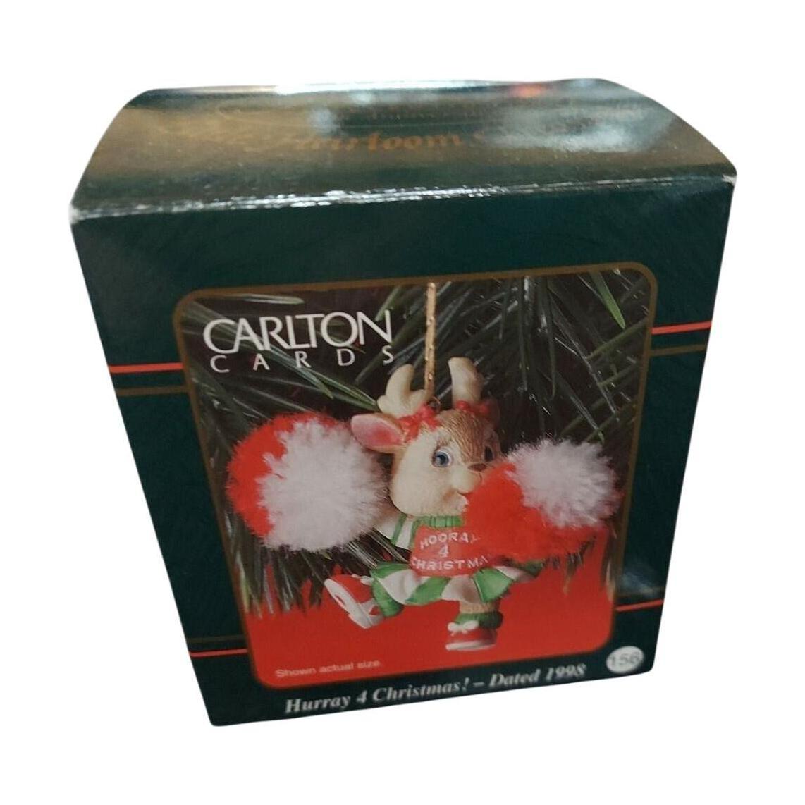 1998 Hurray 4 Christmas! Carlton Cards Ornaments (Reindeer) CXOR-164Y Image2