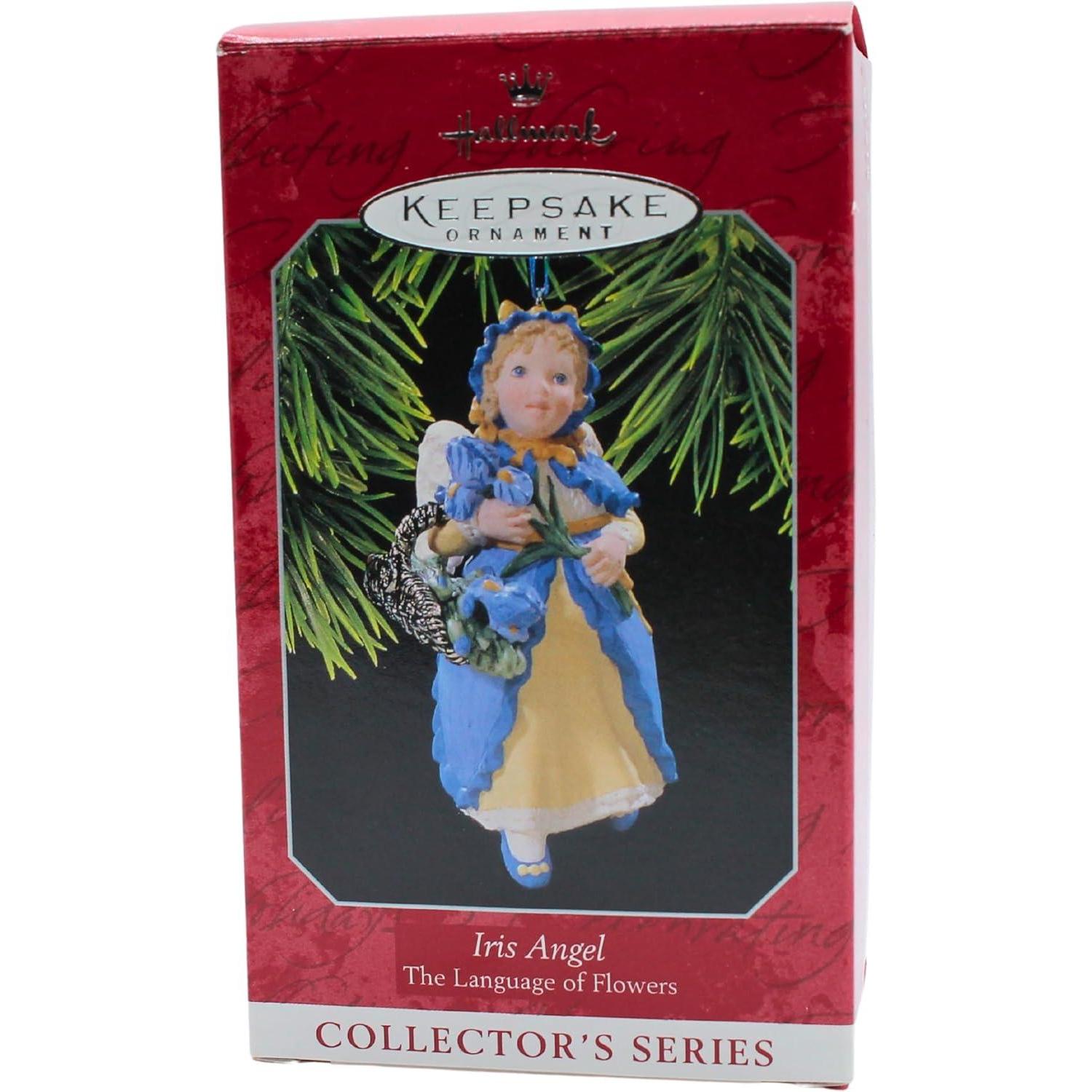 1998 Iris Angel Hallmark Ornament (The Lanugage of Flowers) QX6156