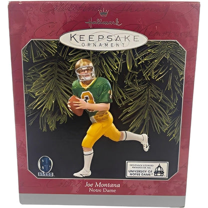 1998 Joe Montana Hallmark Ornament (Notre Dame Football Legend) QXI6843