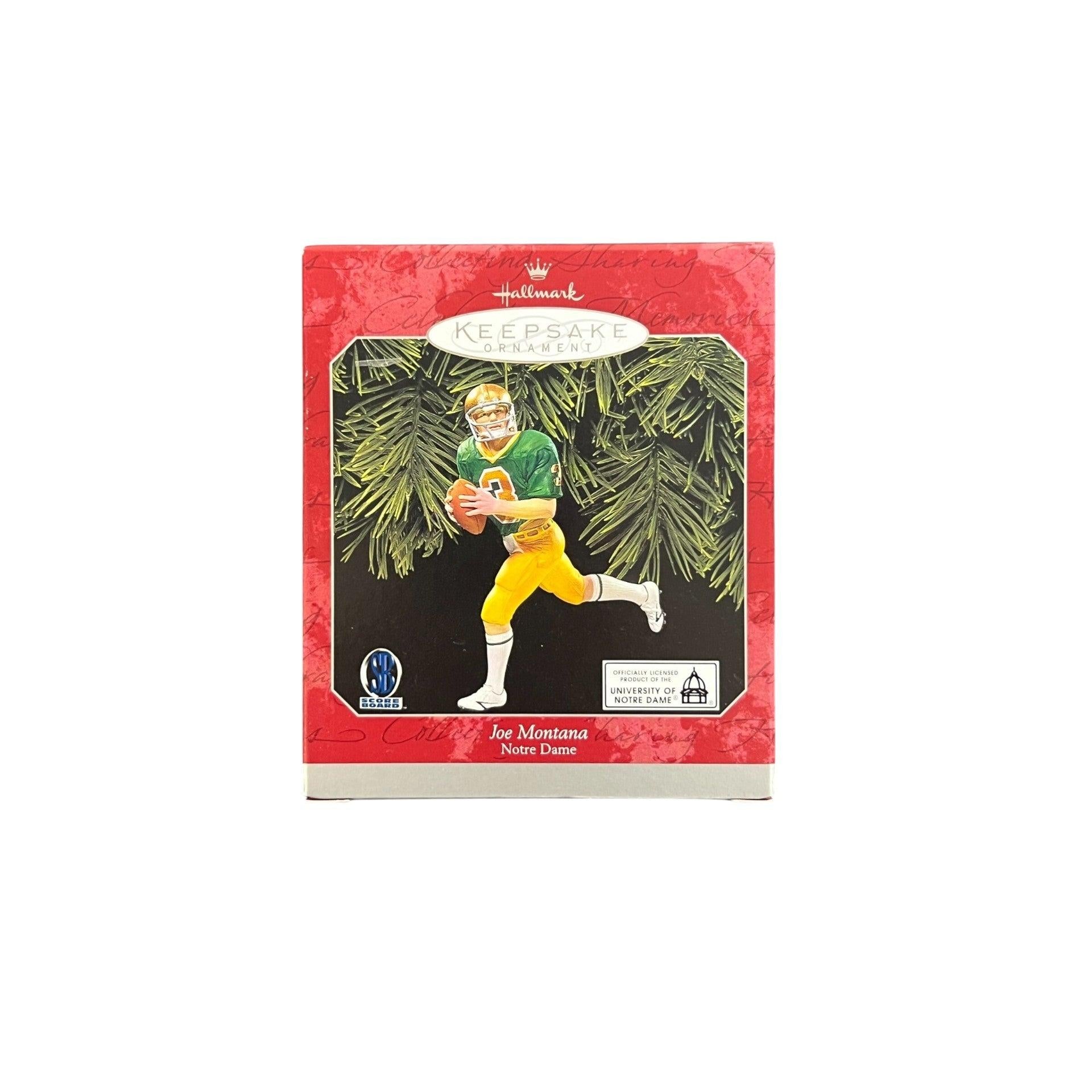 1998 Joe Montana Hallmark Ornament (Notre Dame Football Legend) QXI6843 Image2