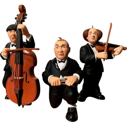 1998 Larry, Moe, and Curly Hallmark Ornament (The Three Stooges) QX6503