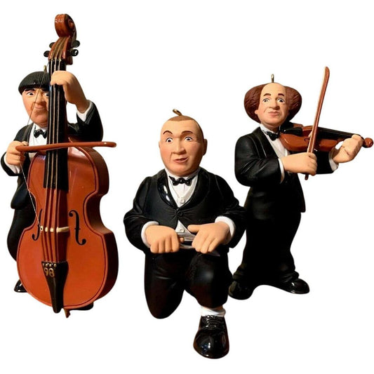 1998 Larry, Moe, and Curly Hallmark Ornament (The Three Stooges) QX6503