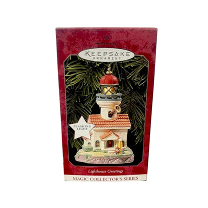 1998 Lighthouse Greetings Hallmark Ornament (Lighthouse Greetings) QLX7536 Image2