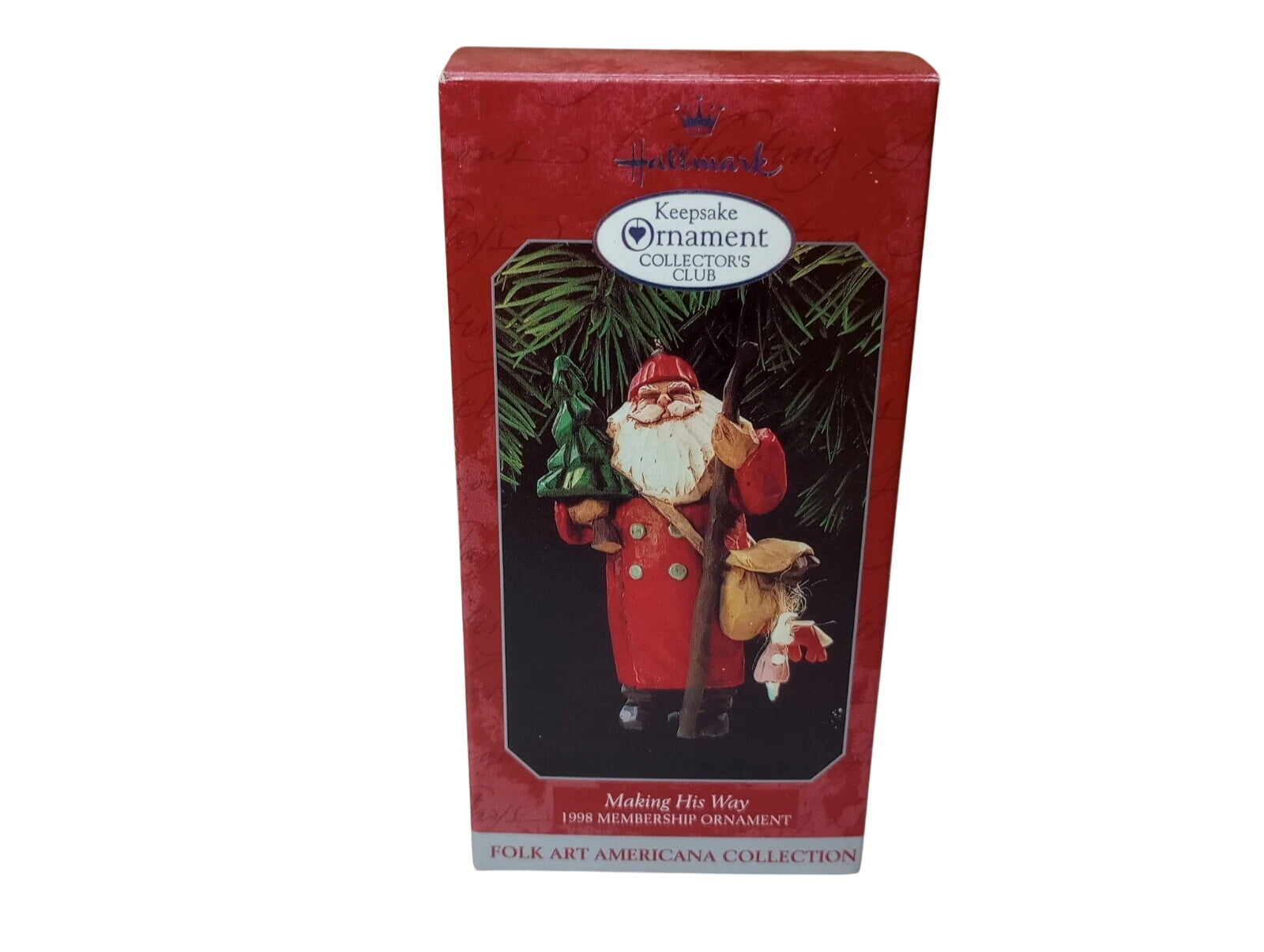 1998 Making His Way Hallmark Ornament (Folk Art Americana) QXC4523 Image2