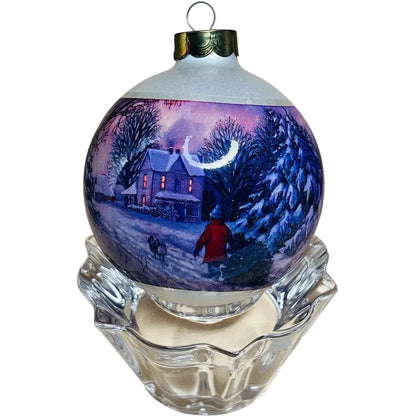 1998 Memories of Christmas Hallmark Ornament (Glass Ball) QX2406